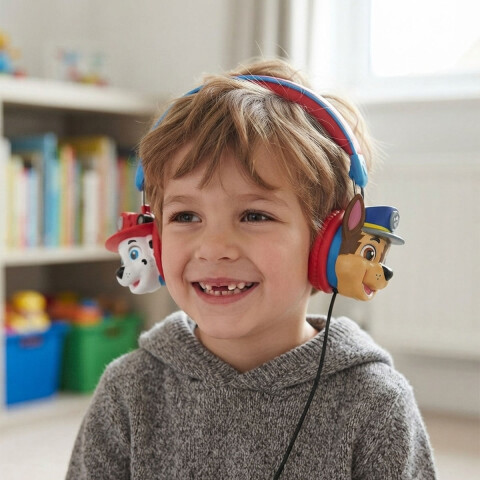 Auriculares 3D Estéreos Plegable con Cable Paw Patrol Lexibook U