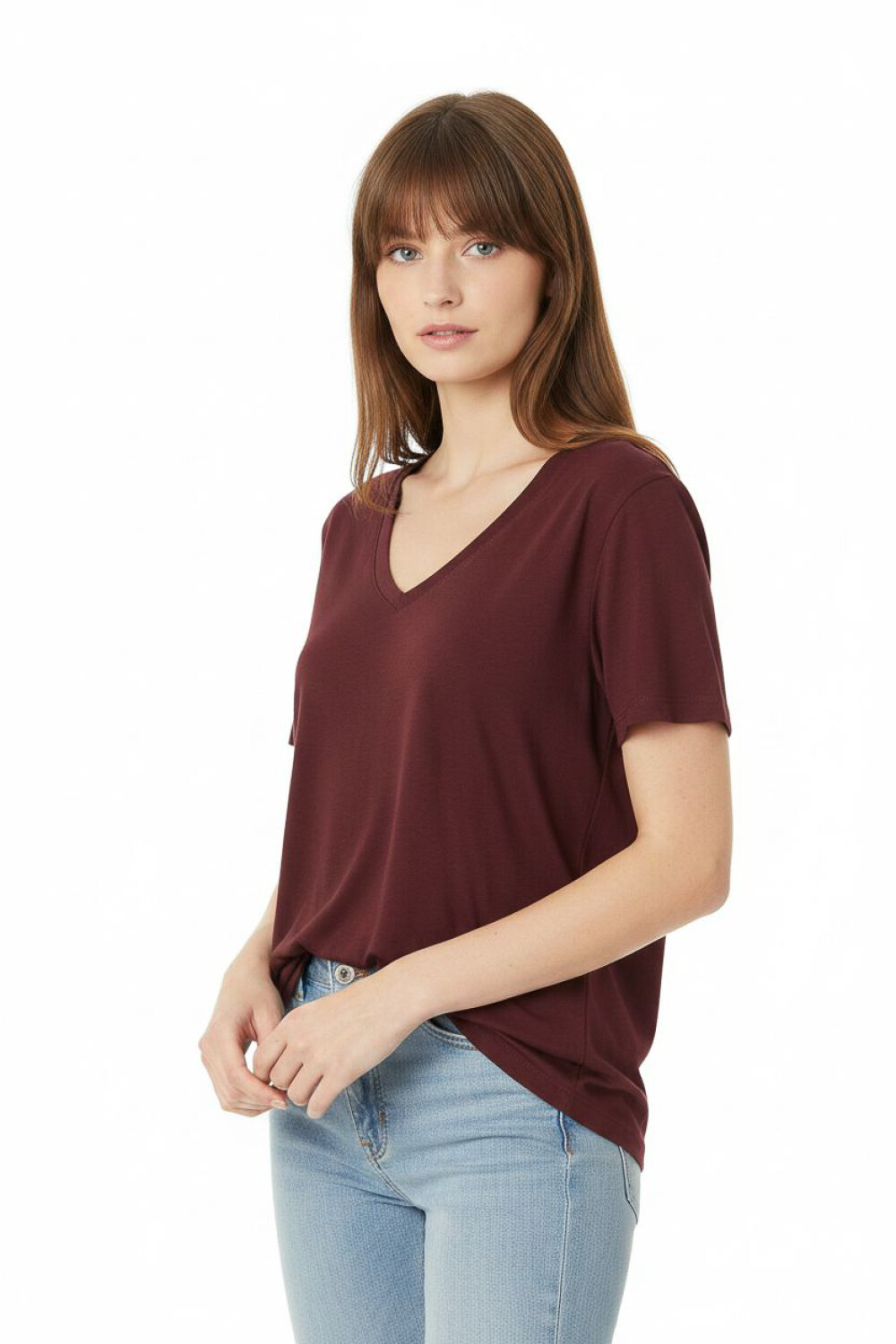 Remera Blumi Cereza Oscuro
