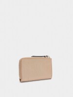 Monedero De Efecto Nylon taupe