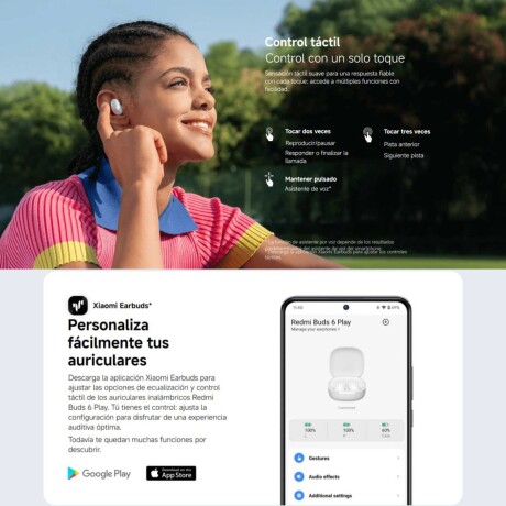 Auriculares Xiaomi Redmi Buds 6 Play V01