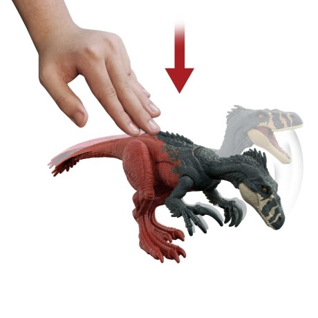 Figura Megaraptor Jurassic World Roar Strikers 001