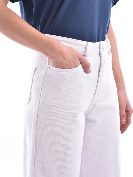 JEAN JAPÓN WIDE LEG BLANCO.