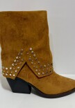 BOTA CORTA TACHA Camel
