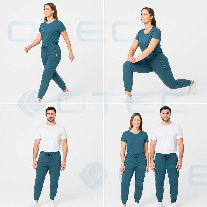 Pantalón Jogging Deportivo Turquesa Talla M-L