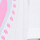 Remera Manga Corta Estampa Corazón Blanca