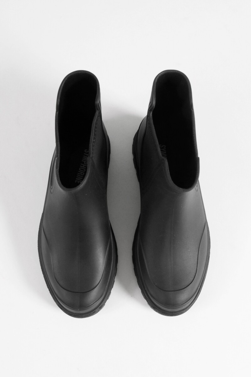 Botas de lluvia chunky negro