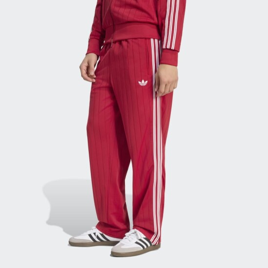Pantalón Adidas Deportivo Firebird Drop Needle Rojo