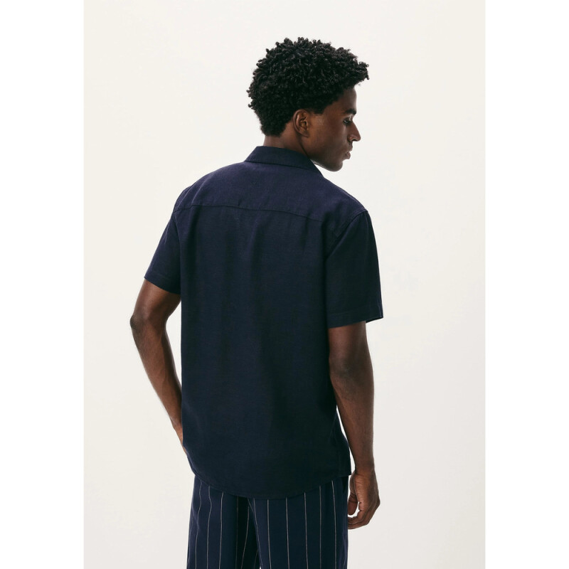 CAMISA MASC AZUL ESCURO