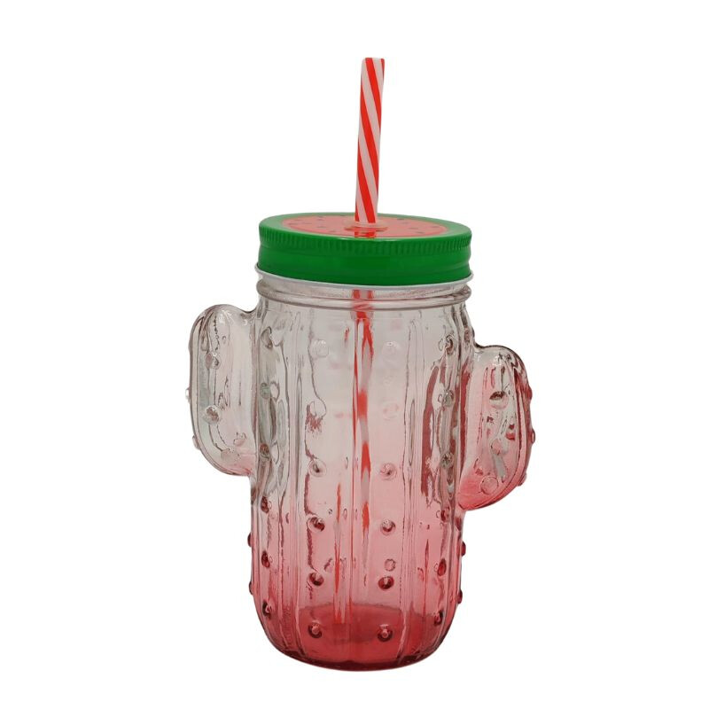 Vaso de Vidrios Diseño Frutas Sandia