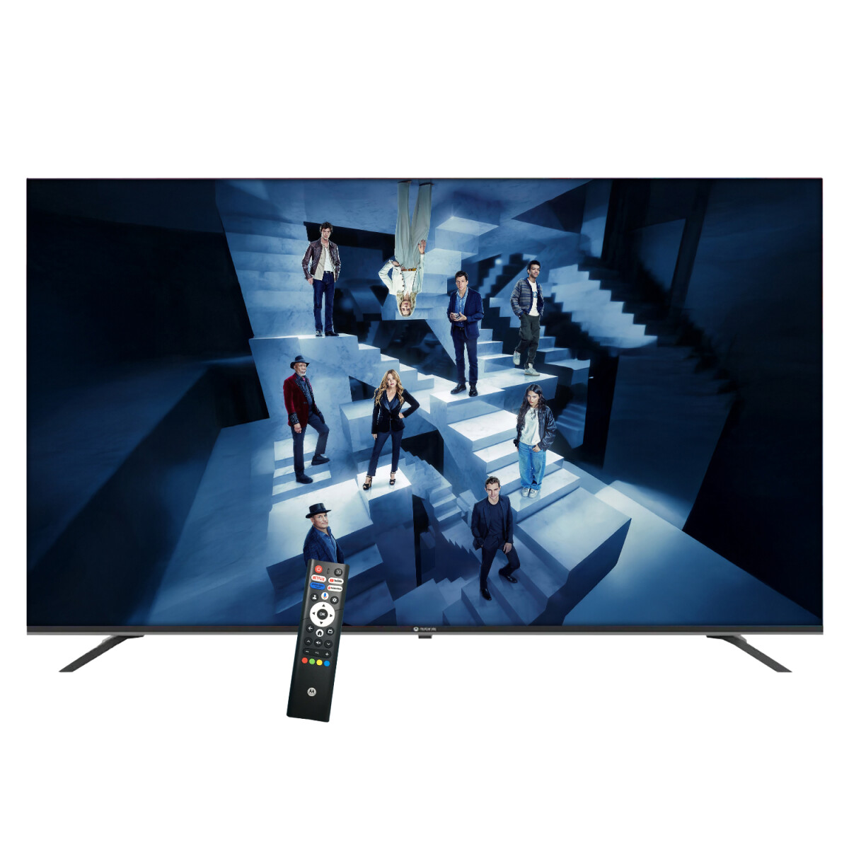 Smart Tv Motorola Mot55ulc13 4k 55'' - TV 55" MOTOROLA MOT55ULC13 4K GOOGLE TV 