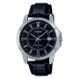 Reloj CASIO MTPV004L-1CUDF en Cuero Negro Esfera 47mm 0