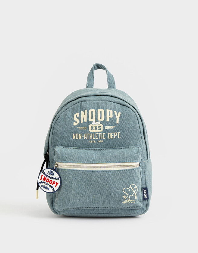 Marroquinería Licencias Mochila Denim "snoopy" - Combinacion Bicolor