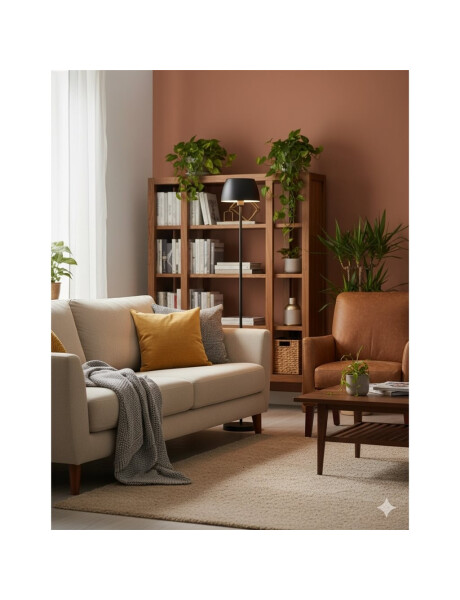 LAMPARA DE PIE D24x150CM BOMBE METAL NEGRO LAMPARA DE PIE D24x150CM BOMBE METAL NEGRO