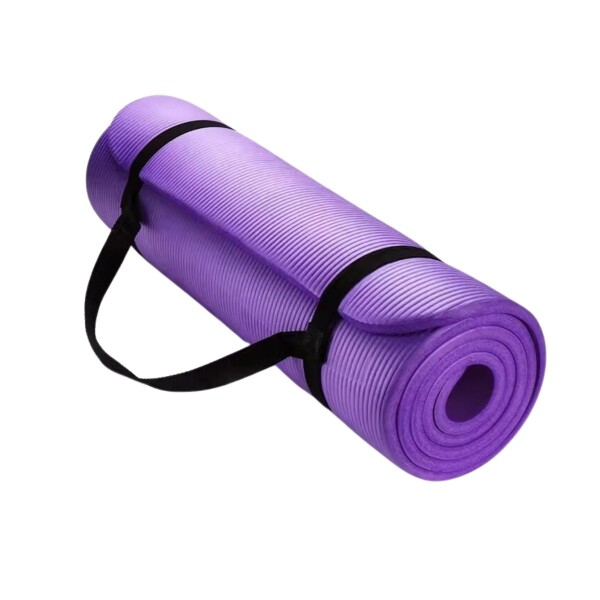 Colchoneta Mat Nbr Yoga Fitness Gimnasia Pilates Correa 10mm Colchoneta Mat Nbr Yoga Fitness Gimnasia Pilates Correa 10mm