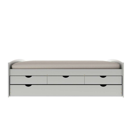 Cama Marinera 1 Plaza Con Cajones Ulli Gris