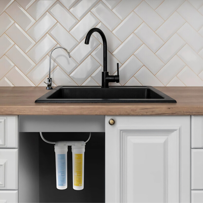 Purificador de agua Dvigi bajo mesada carbón y sedimentos Purificador de agua Dvigi bajo mesada carbón y sedimentos