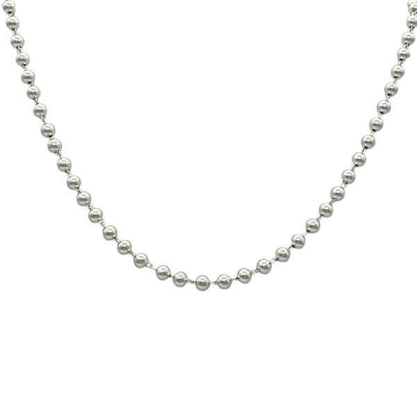 Cadena Bolitas - Plata 925 - Sin Piedra - CD3272 sinpiedra