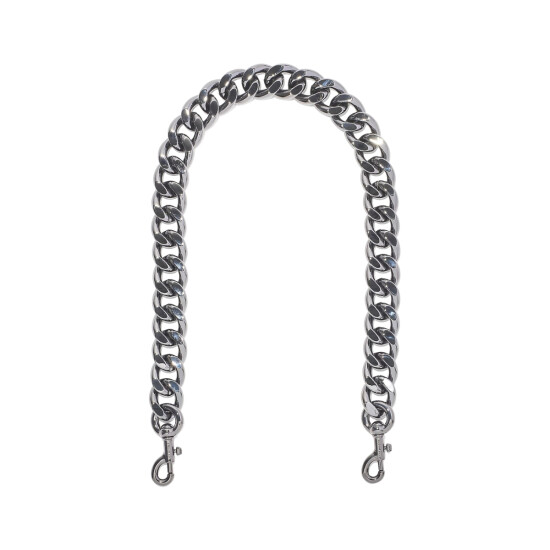 MARC JACOBS - THE CHAINLINK SHOULDER STRAP Carbón