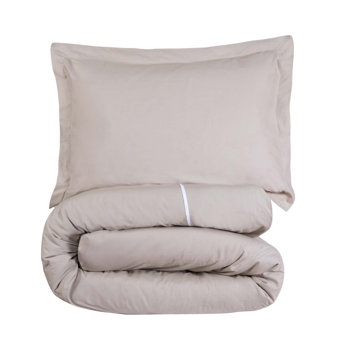 SET FUNDA NÓRDICA - QUEEN ALGODON GRIS COTTON BASIC 180H GRIS VERDE 