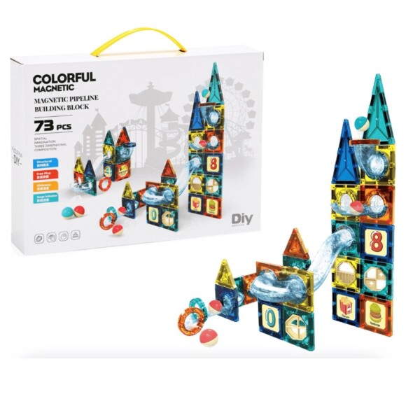 Juego Magnético Colorful 73 pcs Juego Magnético Colorful 73 pcs
