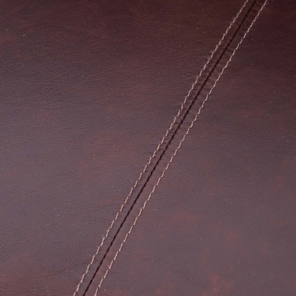 SOFÁ 3 CUERPOS CUERO-100-NATURAL MARRON NEW FOCUS COGNAC