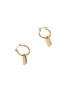 Aros Argollas Bañada en Oro Aros Argollas Bañadas En Oro - Dorado Antique Gold