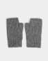 Guantes Varios Guantes Tejidos Mitones - Gris Medio