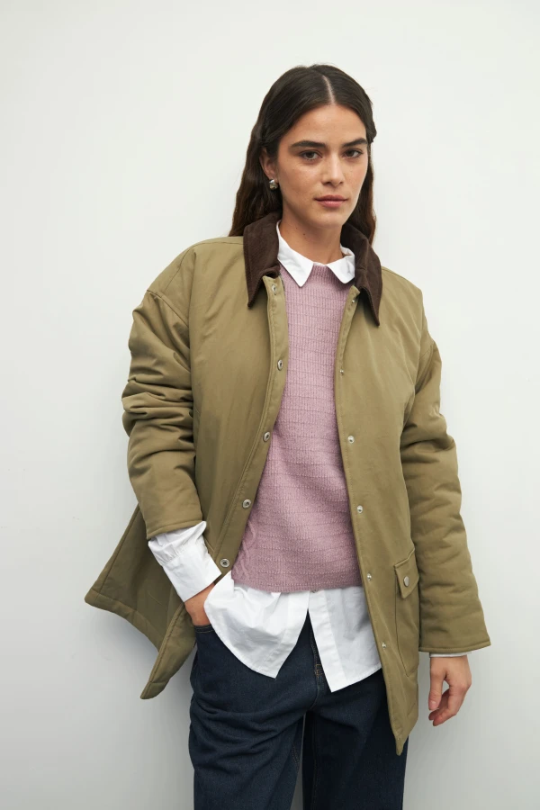 CAMPERA BARN Verde Militar