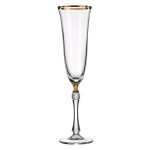 SET X6 COPA CHAMPAGNE 190ML PARUS B.DORADO BOHEMIA SET X6 COPA CHAMPAGNE 190ML PARUS B.DORADO BOHEMIA