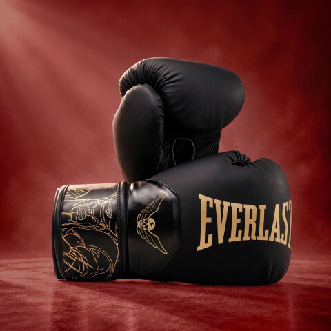 GUANTE BOX EVERLAST-SF BISON BK 16 OZ NEGRO