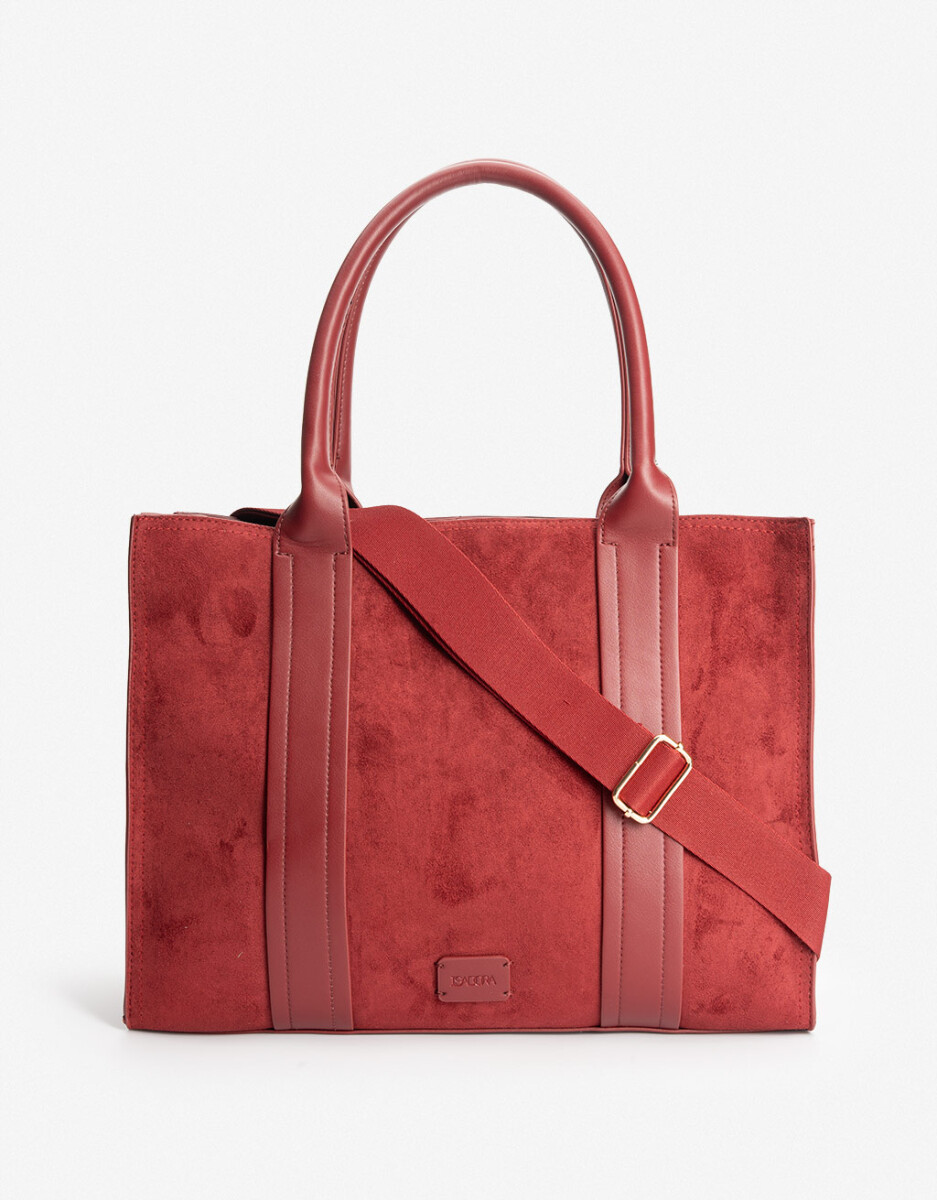 Cartera Shopper Burgundy 
