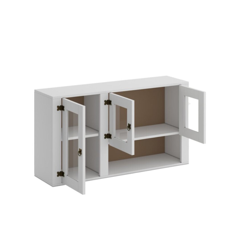 Aéreo 3 Puertas Vidrio - Línea Mexicana Blanco Aéreo 3 Puertas Vidrio - Línea Mexicana Blanco