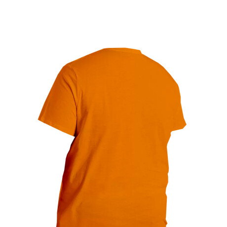 Camiseta Básica Plus Talles Especiales Naranja