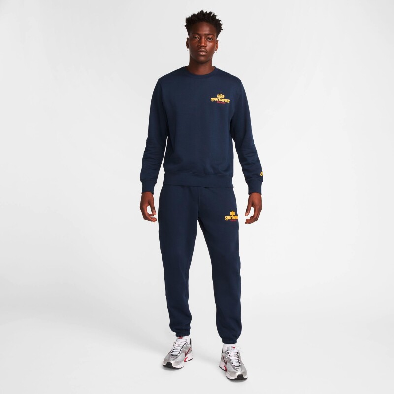 Abrigo Nike Club de Hombre Azul