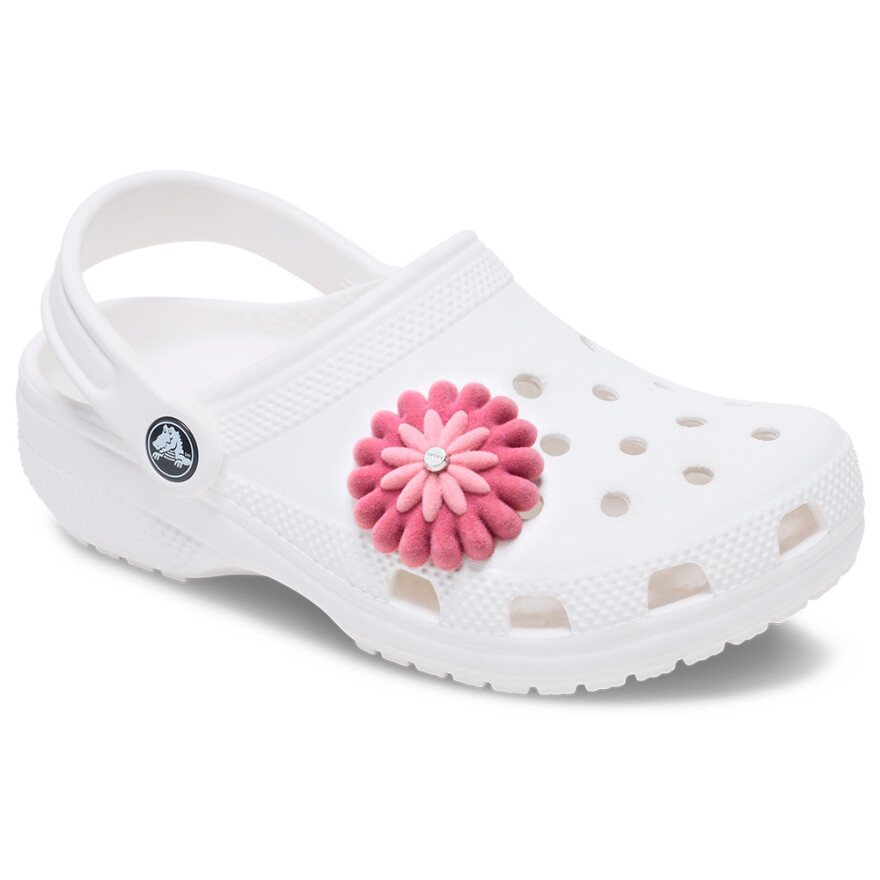 Jibbitz Pink Velvet Flower 1 Multicolor