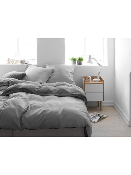 Juego funda nórdica CATERINA microfibra 155x220 gris Juego funda nórdica CATERINA microfibra 155x220 gris