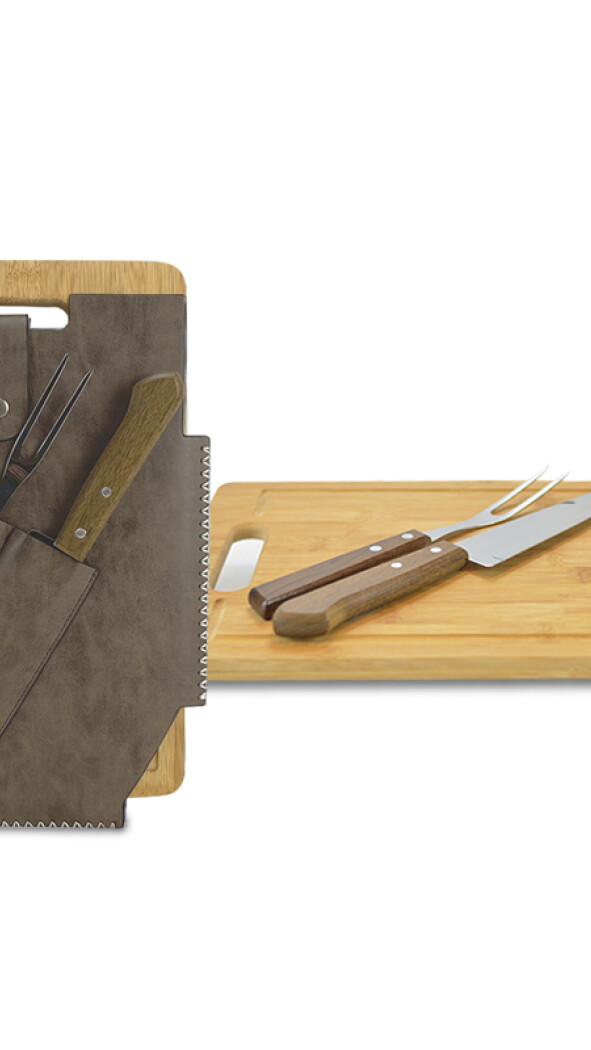SET PARRILLERO CORRIEDALE TABACO