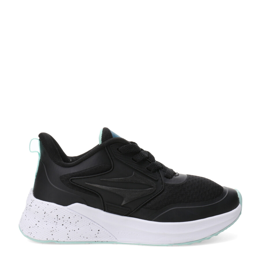 Championes de Niños Topper Iten Negro - Verde Agua