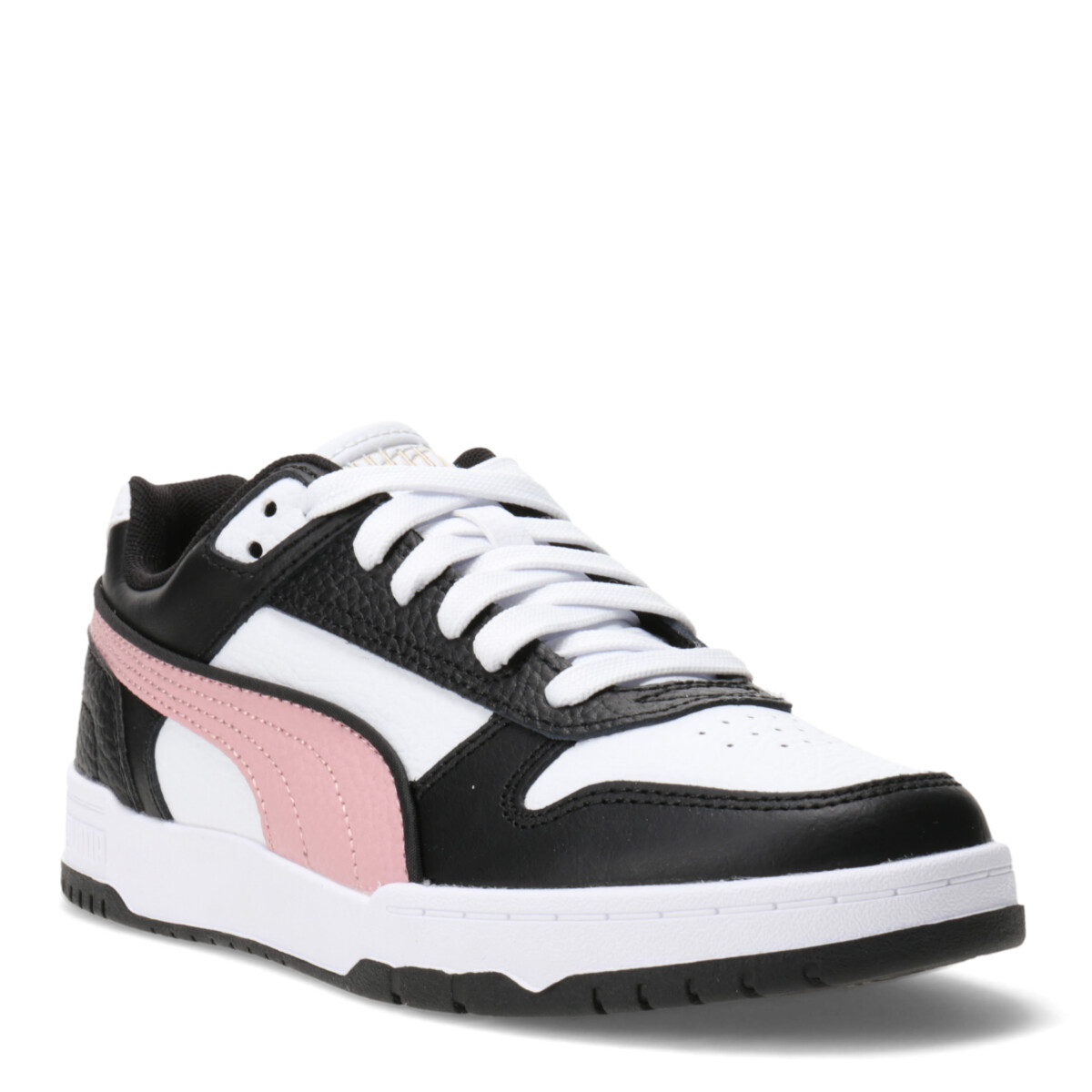 Championes de Mujer Puma RBD Game Low - Blanco - Negro - Violeta Malva 