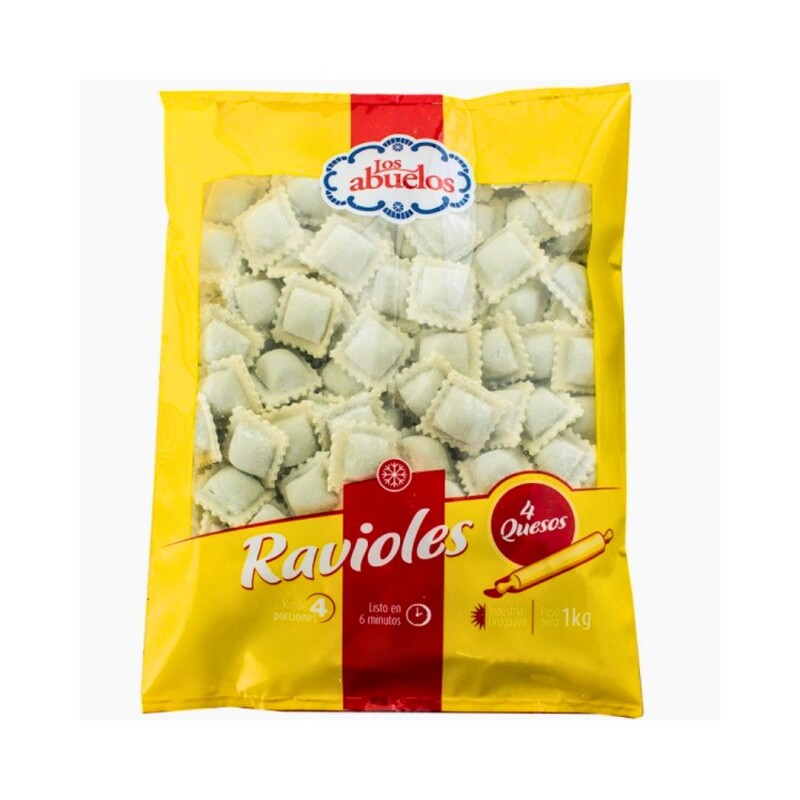 Ravioles 4 quesos Los Abuelos - 1 kg Ravioles 4 quesos Los Abuelos - 1 kg