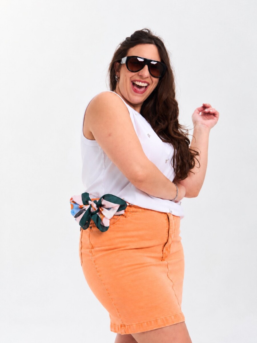 Pollera Chicle naranja Pollera Chicle naranja