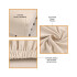 Funda Para Silla Comedor Cubre Asiento Elastizada Y Lavable Variante Color Beige