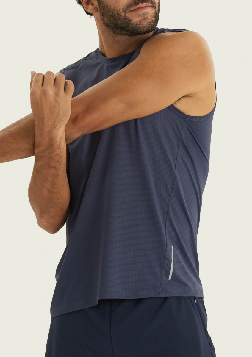 MUSCULOSA DEPORTIVA - AZUL 