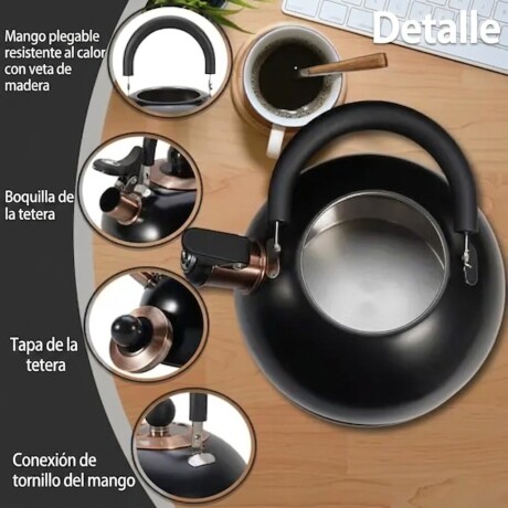 Pava Caldera Sonifer 3l Acero Inoxidable Silbato Inducción Pava Caldera Sonifer 3l Acero Inoxidable Silbato Inducción