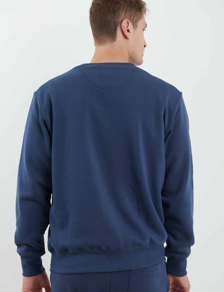 470559 SWEATER HARRY Azul Piedra Melange