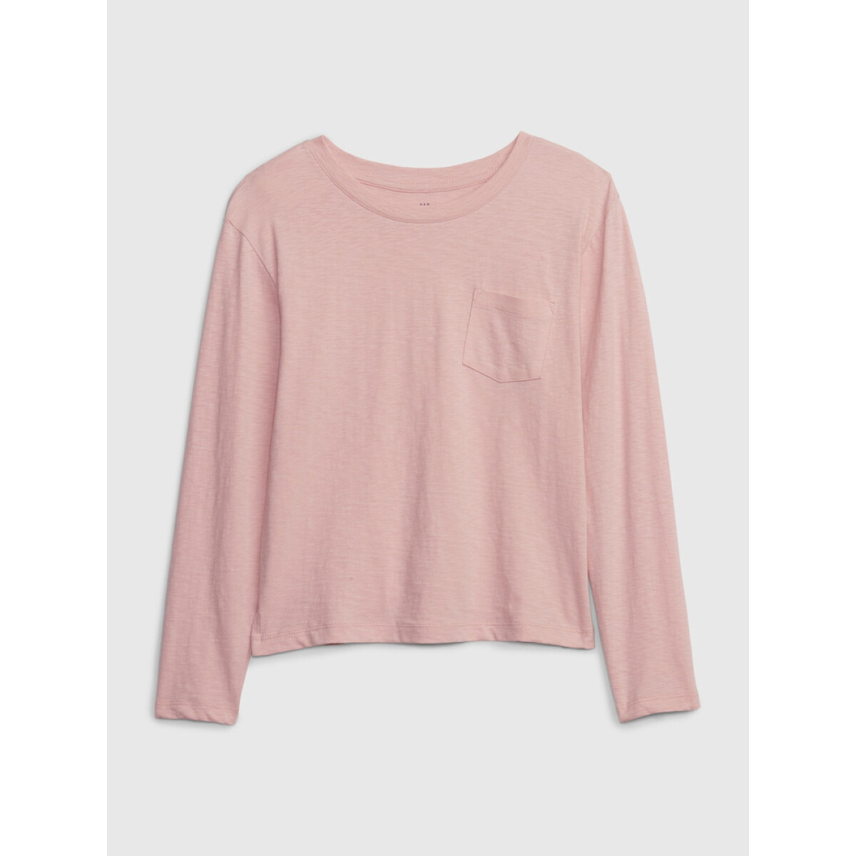 LS POCKET TEE - PINK STANDARD 