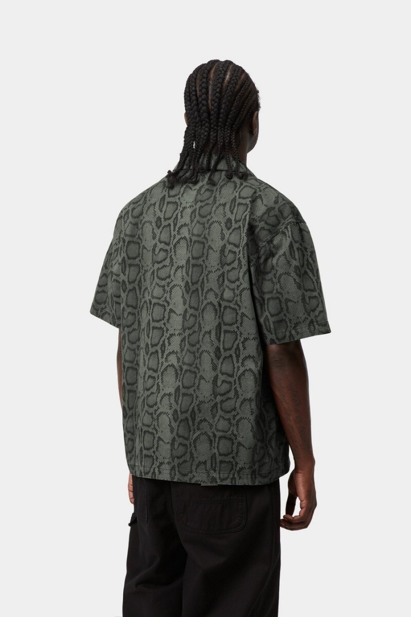 S/S Snake Camo Shirt Verde