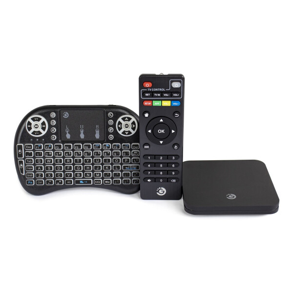 Combo Goldtech Tv Box Gbox Lite 4k Uhd Teclado Inalámbrico Combo Goldtech Tv Box Gbox Lite 4k Uhd Teclado Inalámbrico