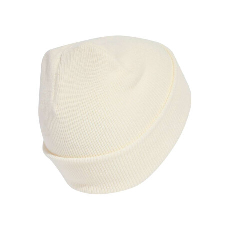 Gorro Con Logotipo Y Vuelta New Unisex Blanco