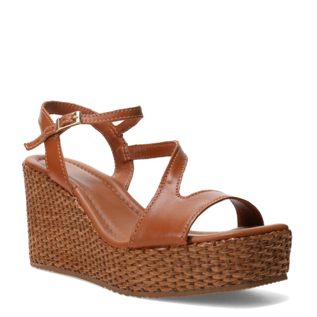 Sandalias de Mujer Bottero Plataforma Marrón Caramelo